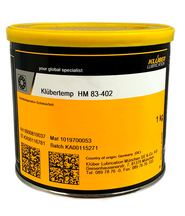Высокотемпературная смазка Klubertemp HM 83-402