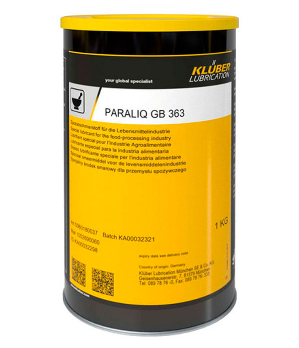 Пищевая смазка Paraliq GB 363